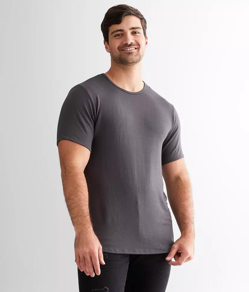 Rustic Dime Stacked Hem T-Shirt Cover