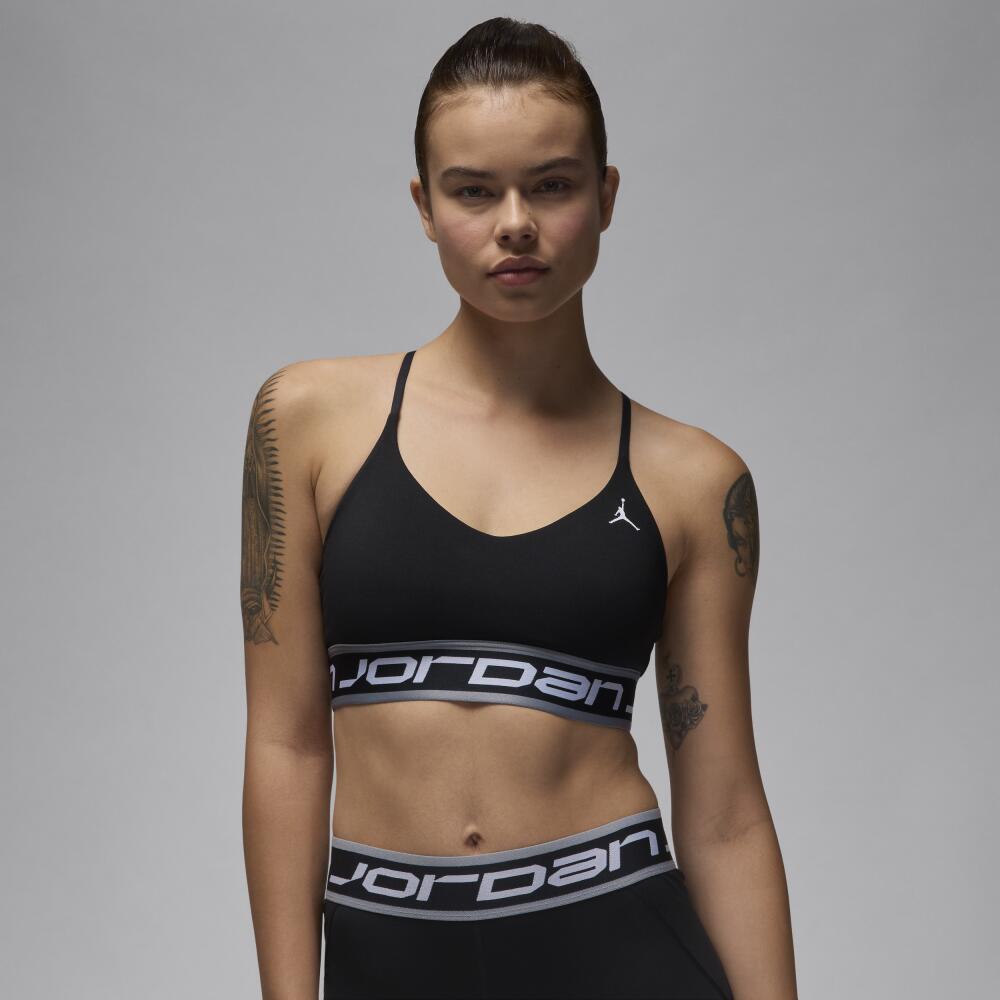 Women's Jordan Sport Indy Light Support Sports Bra in Black Cover