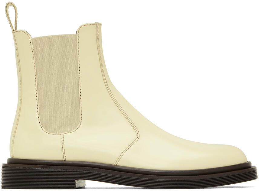 The Row Off-White Elastic Ranger Boots Cover