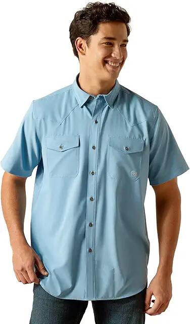 Ariat Venttek Western Fitted Shirt (Blue Dawn) Men's Clothing Cover