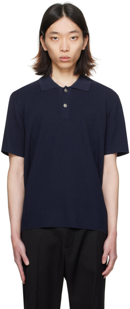 JACQUEMUS Navy 'Le polo maille' Polo Cover