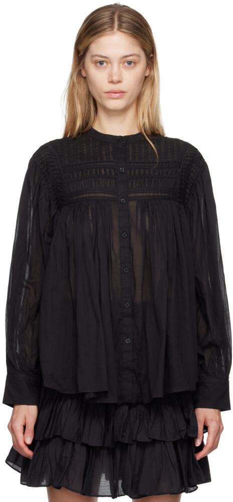 Isabel Marant Etoile Black Plalia Shirt Cover