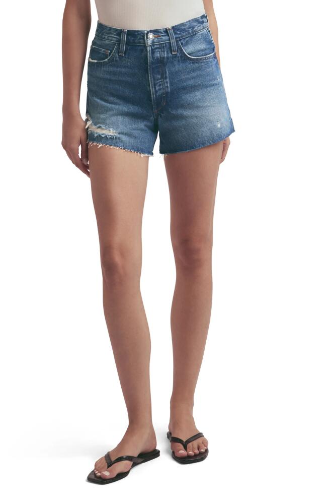 Favorite Daughter The Caroline Ripped High Waist Cutoff Denim Shorts in Boston Cover