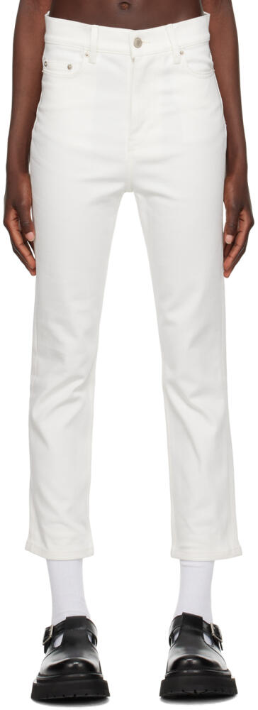 AMI Paris White Cropped Jeans Cover