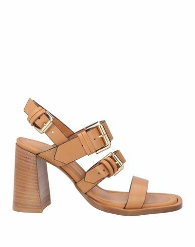 Guglielmo Rotta Woman Sandals Tan Leather Cover