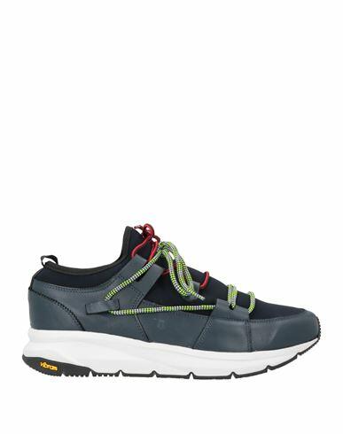 Pollini Man Sneakers Navy blue Polyester, Viscose, Polyamide, Elastane Cover