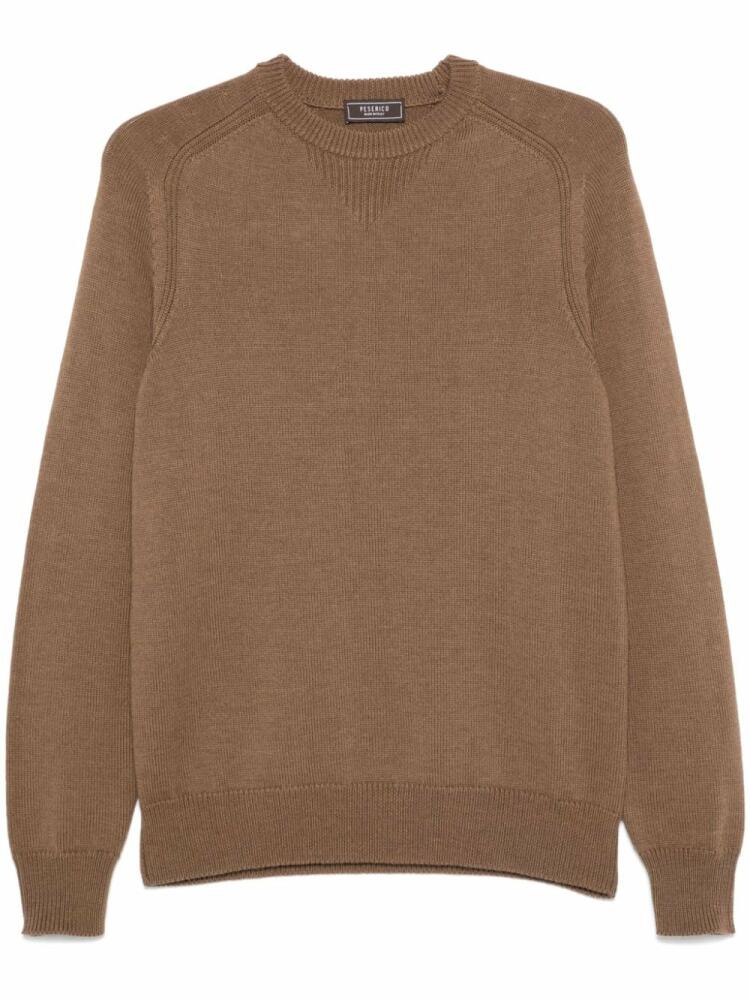 Peserico crew-neck sweater - Brown Cover