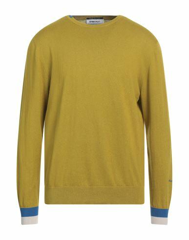 Shockly Man Sweater Military green Cotton, Cashmere Cover