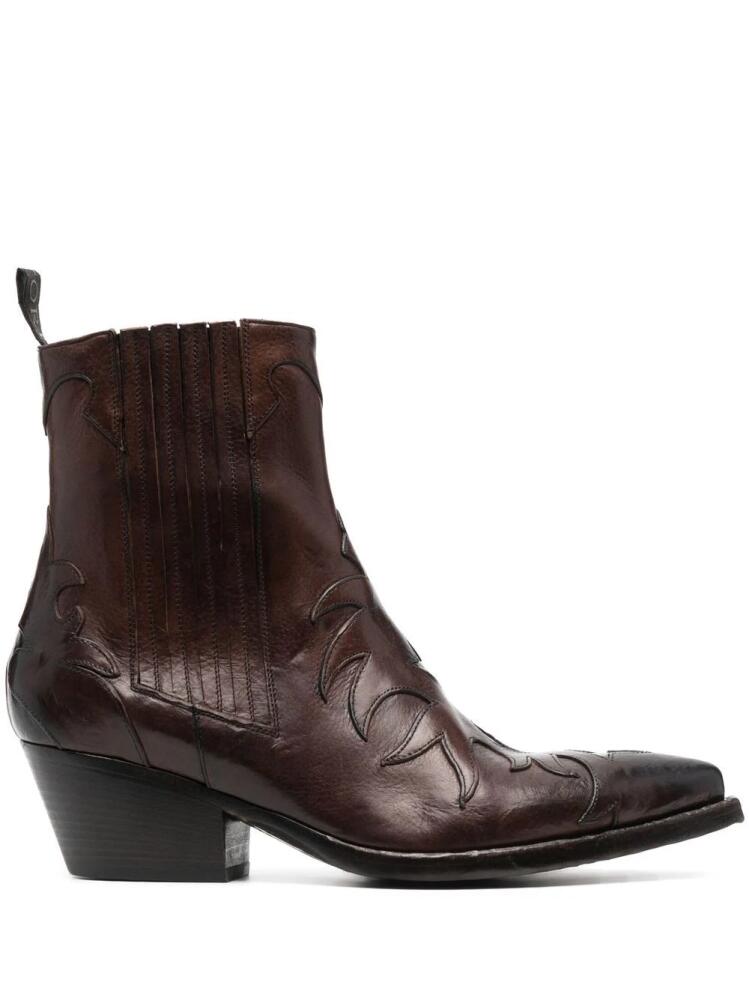 Sartore leather ankle boots - Brown Cover