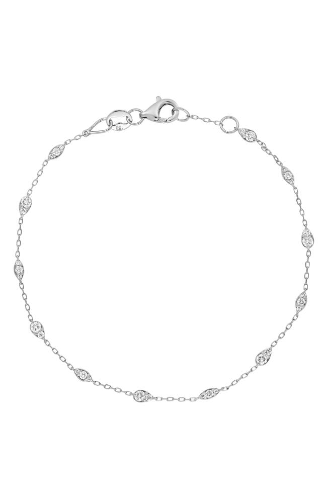 Bony Levy Getty Diamond Line Bracelet in 18K White Gold Cover