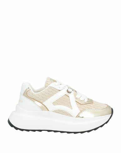 Apepazza Woman Sneakers Beige Leather Cover