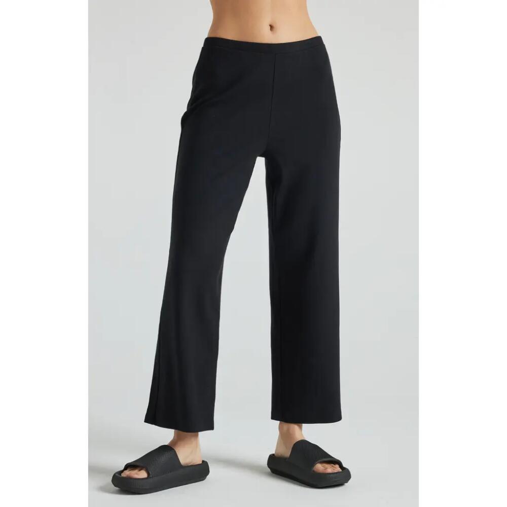 Losano Serene Rib Relaxed Pant in Black Cover