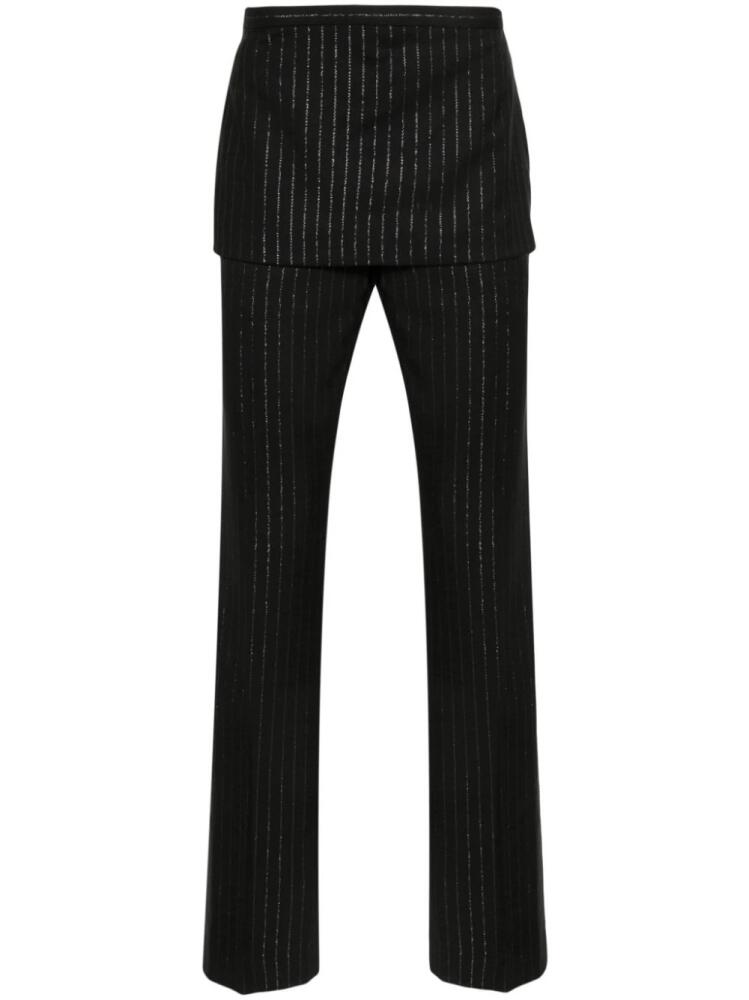 Acne Studios pinstripe-pattern trousers - Black Cover