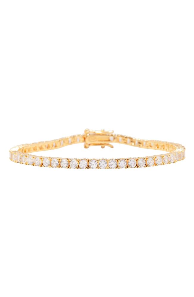 Brook and York Isabella Cubic Zirconia Tennis Bracelet in Gold Cover