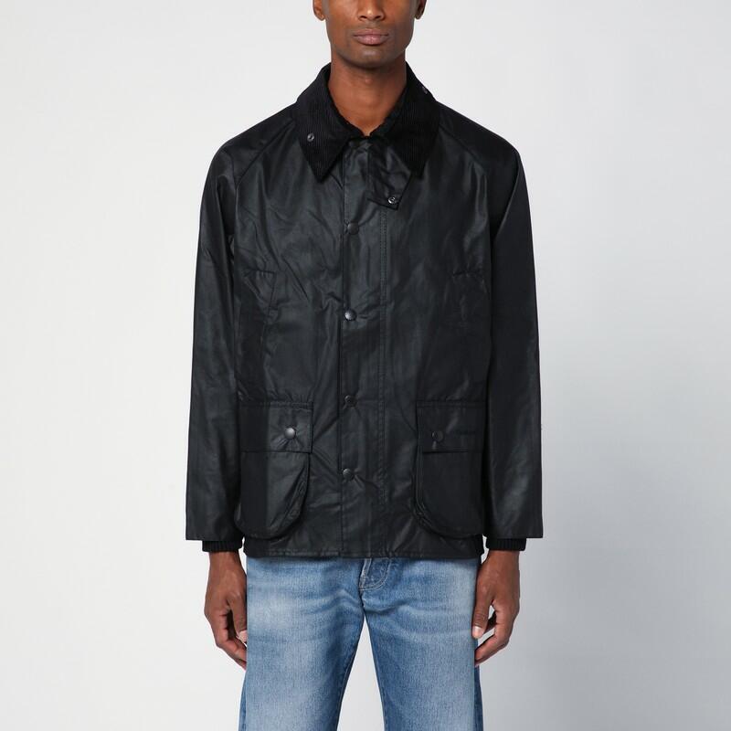 Barbour Black waxed Bedale jacket Cover