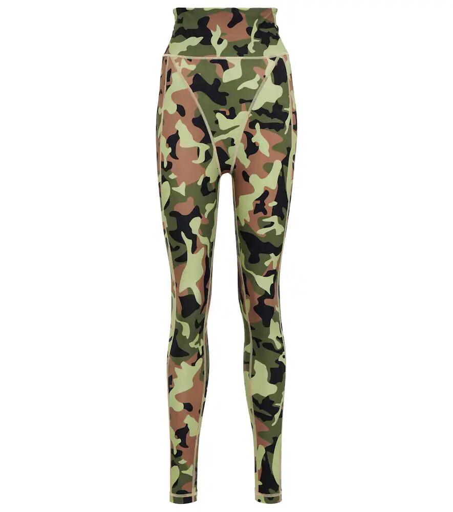 Rotate Ronda camouflage high-rise leggings Cover