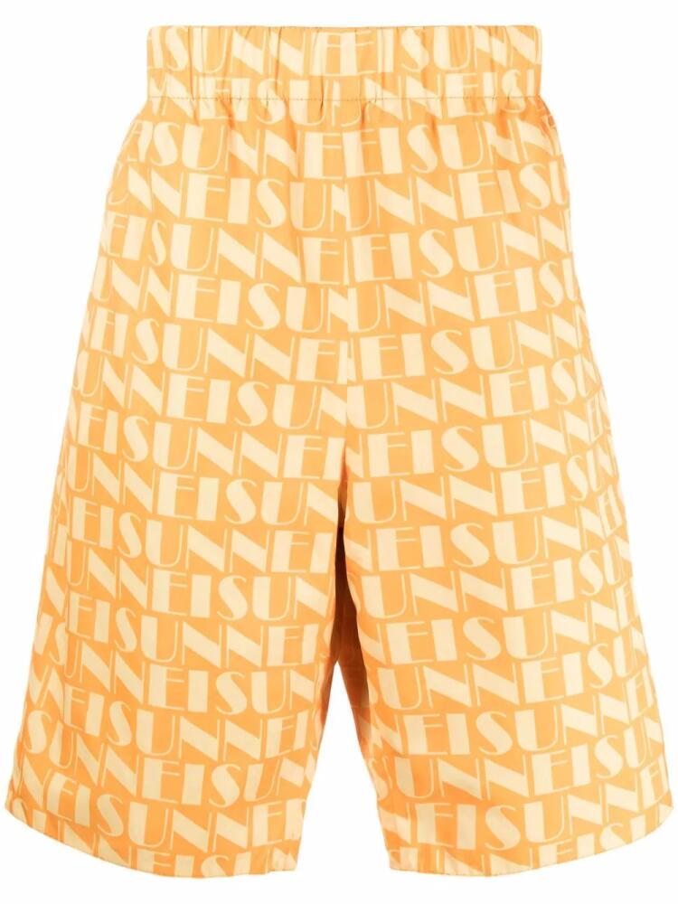 Sunnei reversible bermuda shorts - Yellow Cover