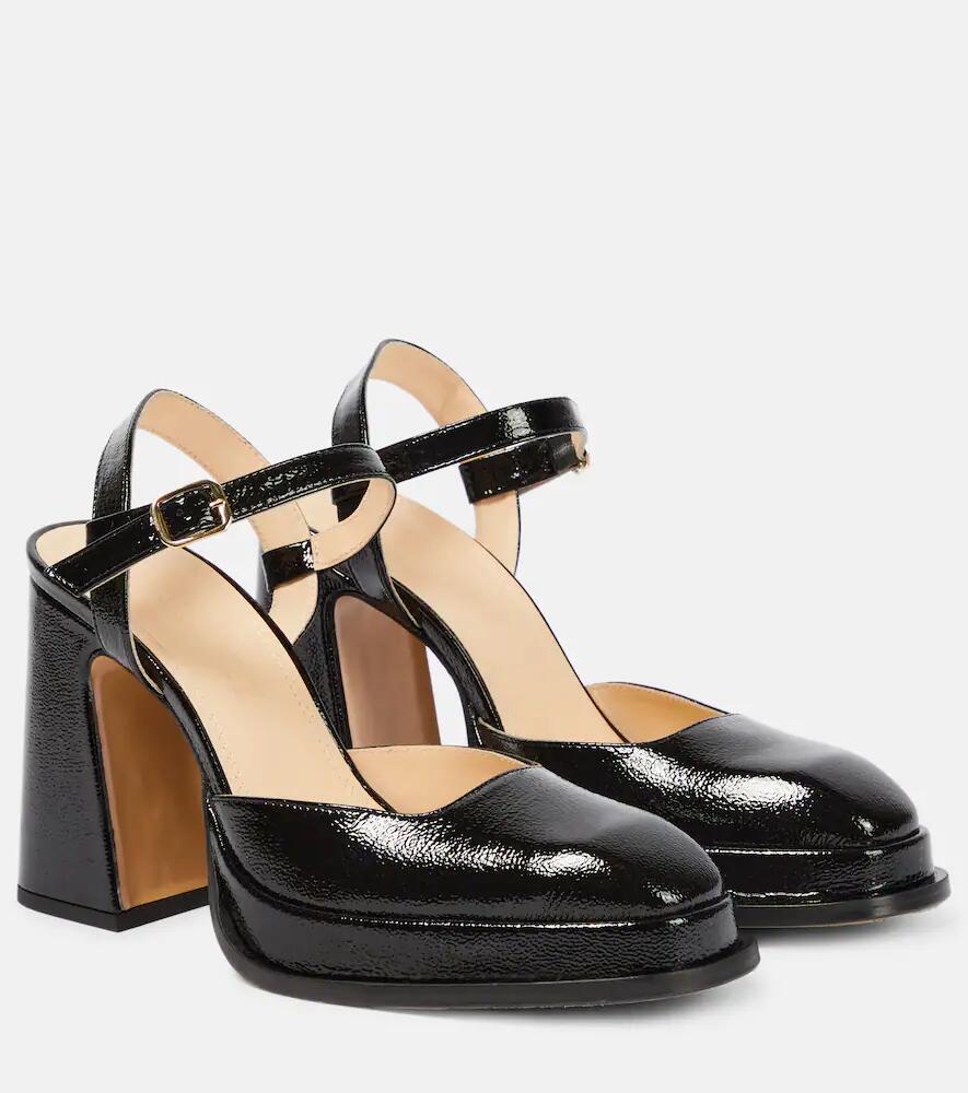 Souliers Martinez Malasana patent leather pumps Cover