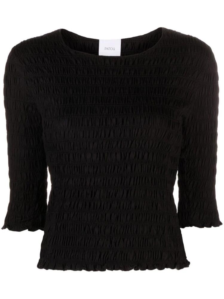 Patou round-neck top - Black Cover