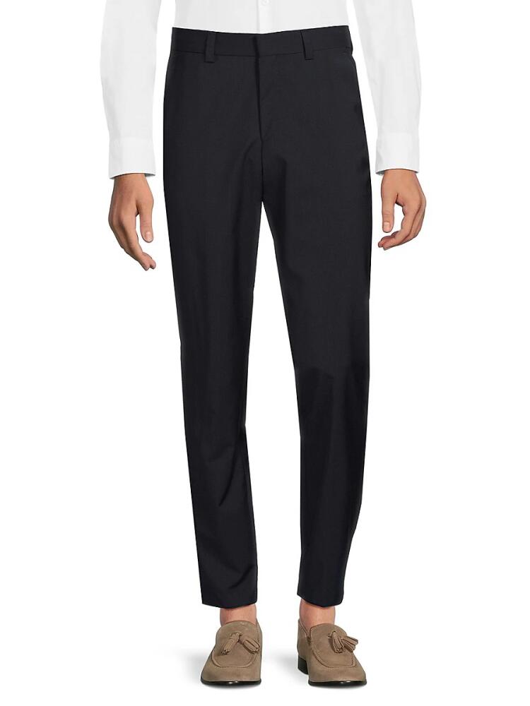 HUGO Men's Tom Wool Dress Pants - Navy Cover