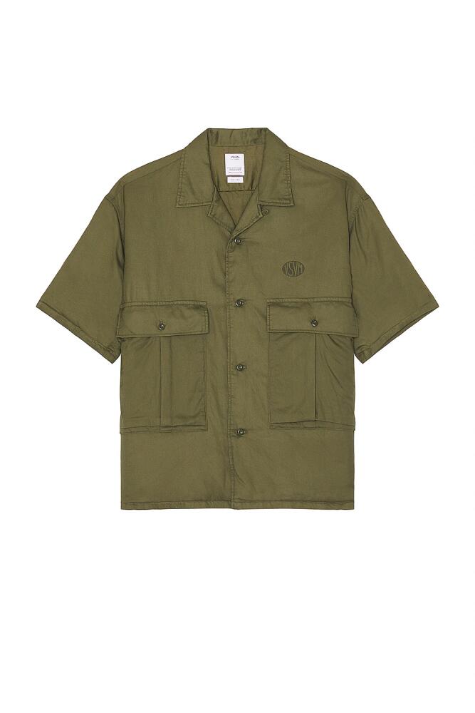 Visvim Cornet Down Shirt in Olive Cover