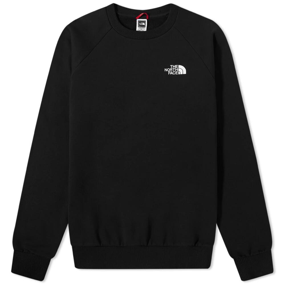 The North Face Men's Raglan Redbox Crew Sweat in Black Cover