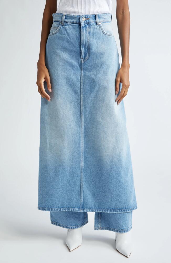 Jean Paul Gaultier The Denim Pant Skirt in Light Blue Cover