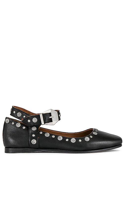 Free People Mystic Mary Jane Flat in Black Cover