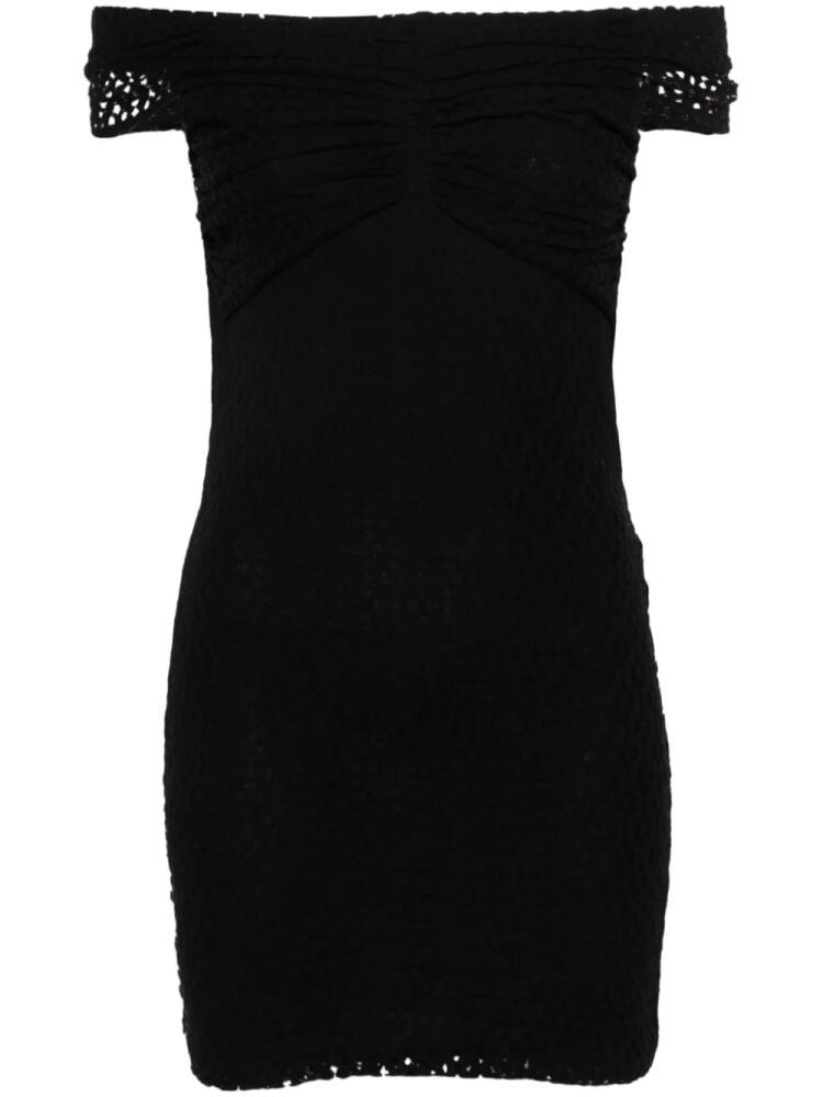 IRO Hayra off-shoulder lace dress - Black Cover