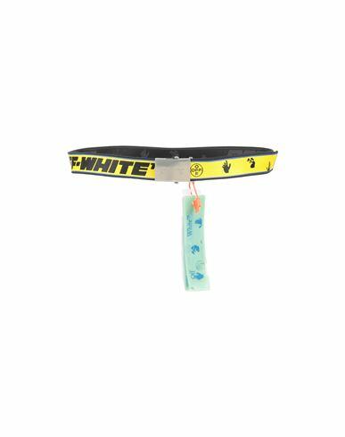 Off-white Woman Belt Yellow Textile fibers Cover