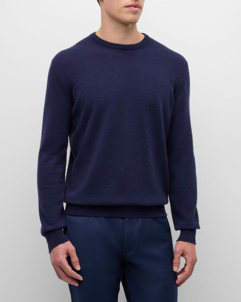 ZEGNA Men's Oasi Cashmere Crewneck Sweater Cover