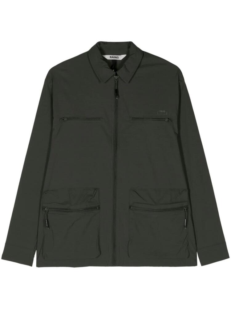 Rains Tomar ripstop shirt jacket - Green Cover