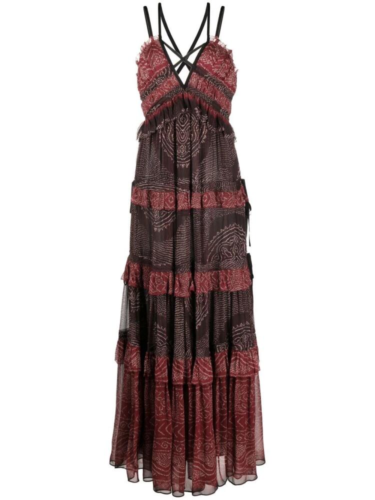 Ulla Johnson Agathe ruffled tiered silk gown Cover