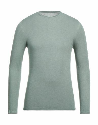 Majestic Filatures Man Sweater Sage green Cashmere Cover