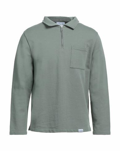 Edmmond Studios Man Sweatshirt Sage green Cotton Cover