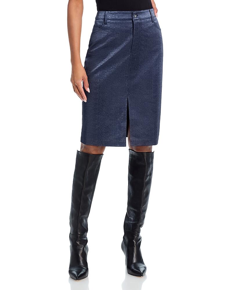 Wayf Camille Faux Leather Skirt Cover