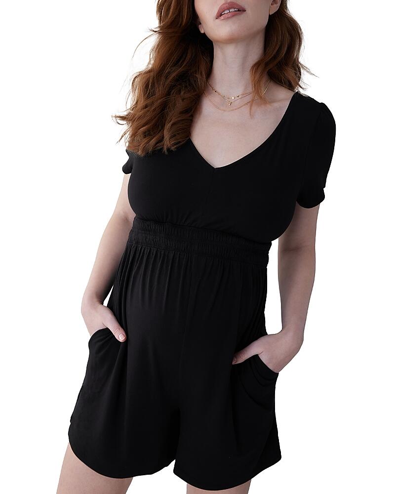 Ingrid & Isabel V Neck Knit Maternity Romper Cover