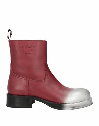 Acne Studios Man Ankle boots Burgundy Leather Cover