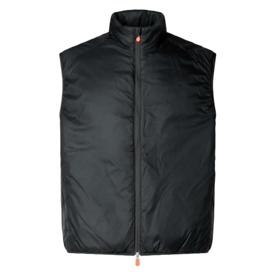 Save The Duck Black Stelis Zip Up Vest Cover