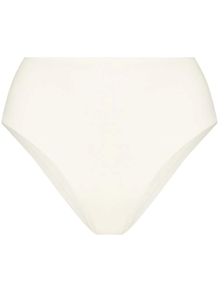 BONDI BORN Poppy high-waisted bikini bottoms - Neutrals Cover