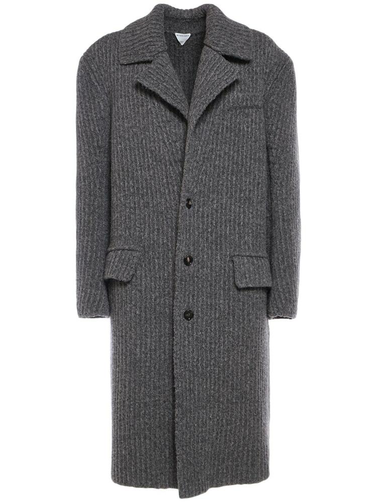 BOTTEGA VENETA Felted Wool Knitted Coat Cover