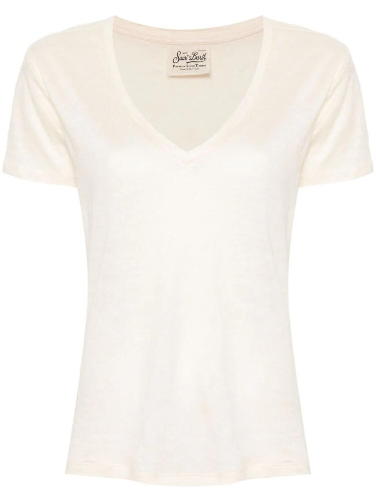 MC2 Saint Barth Eloise linen T-shirt - Neutrals Cover