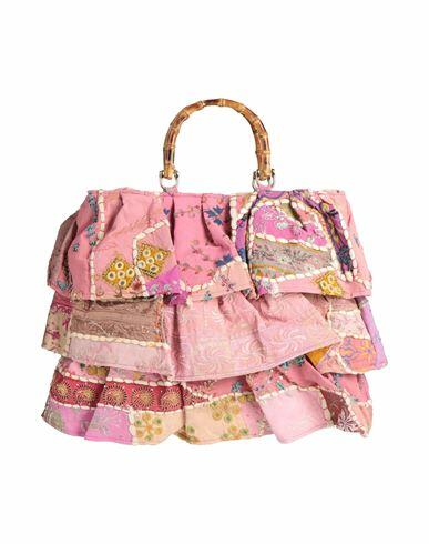 Mia Bag Woman Handbag Pink Polyester Cover