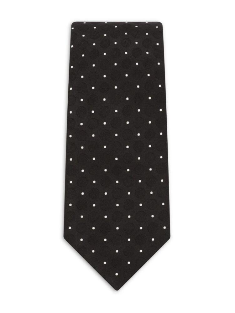 Dolce & Gabbana polka-dot print tie - Black Cover