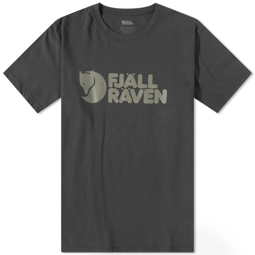 Fjällräven Men's Logo T-Shirt in Black Cover