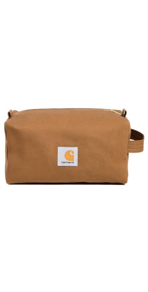 Carhartt WIP Canvas Washbag Hamilton Brown Cover