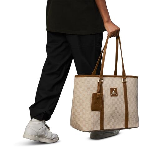 Jordan Monogram Tote Bag - Adult Coconut Milk/Coconut Milk Cover