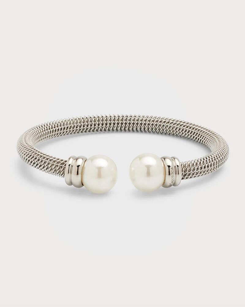 Majorica Tender Kissing Pearl Bracelet, Gray/White Cover