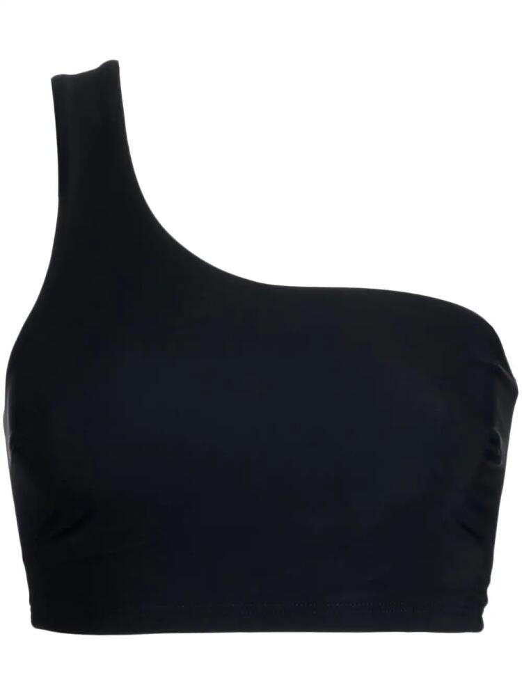 BONDI BORN Ollie one-shoulder bikini top - Black Cover