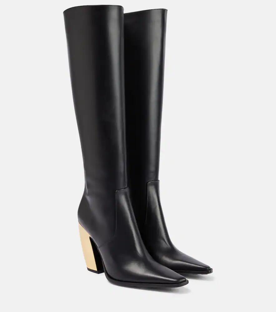 Bottega Veneta Tex leather knee-high boots Cover